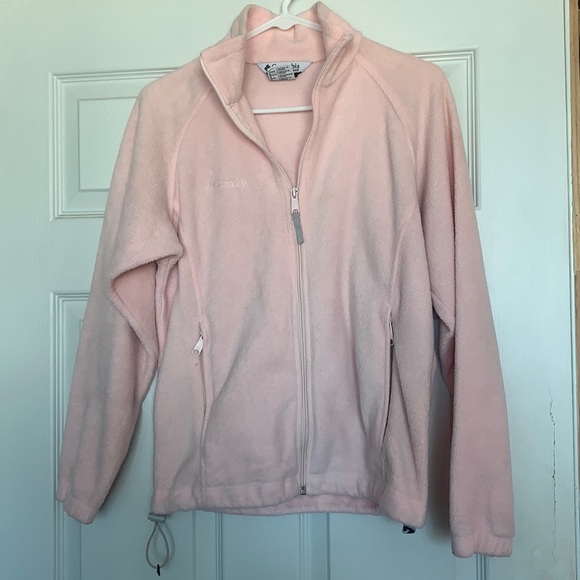 Columbia light pink fleece jacket - Picture 1 of 3